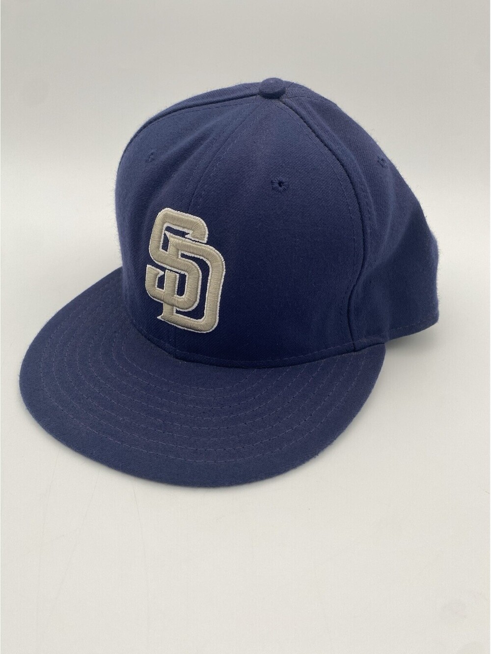 New Era 59Fifty Size 7 1/2 Blue MLB San Diego Padres Fitted Hat